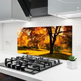 Panel Szklany Złota Jesień w Lesie