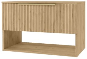 Szafka pod umywalkę nablatową TIBU 2.0 1S 80cm dąb złoty STRAMA