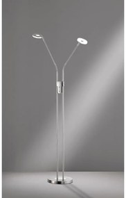 Lampa stojąca LED ze ściemniaczem w kolorze srebra (wysokość 150 cm) Dent – Fischer &amp; Honsel