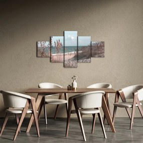 Obraz - Różowa plaża (125x70 cm)