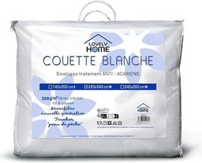 Biała Kołdra Przeciwpieprzowa 220x240cm - Ciepła i Wygodna