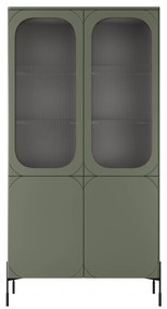 Witryna Sonatia do salonu 100 cm - oliwka