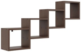 Minimalistyczna półka wisząca wenge - Megi