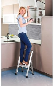 Metalowa drabina 74 cm Alu-Design – Wenko