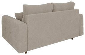 Beżowa sofa z materiału bouclé 150 cm Ariella – Ropez