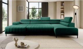 Narożnik CALDO XL Prawostronny z funkcją spania wolnostojąca w tkaninie RUN AGAIN 36 WERSAL