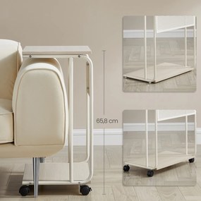 Stolik pomocniczy E1012 CRM, kremowy