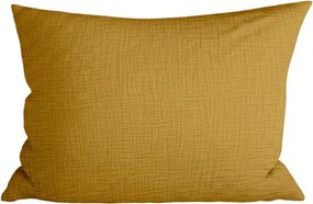 Muślinowa poszewka na poduszkę MUSSARI 50x70 cm, ciemnożółty