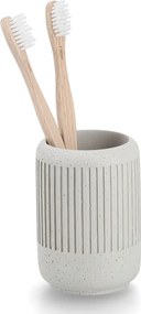 Kubek na szczoteczki CEMENT, Ø 7 cm