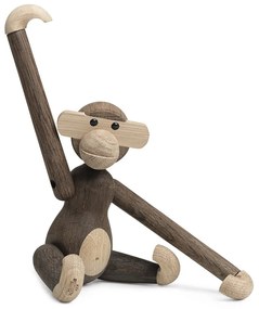 Figurka z litego drewna dębowego Kay Bojesen Denmark Monkey