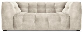 Beżowa aksamitna sofa Windsor &amp; Co Sofas Vesta, 208 cm