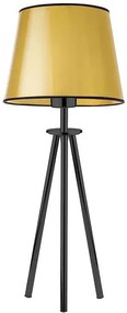 Złota lampka nocna z abażurem - 5X EX925 N3-G49