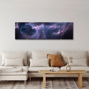 Obraz - Kosmiczna mgławica (170x50 cm)