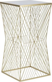 Stolik Kawowy VKH594, Złoto, 50x50x100 cm, Kendra Home
