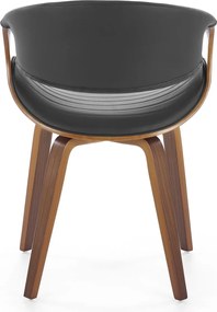 Orzechowe krzesło z giętej sklejki K544 Halmar