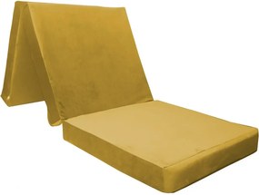 Materac 180/60 + Torba składany turystyczny tkanina Welur : Kolor tkaniny - VELVET - MG15, Rozmiar - 180/60/15, Typ tkaniny - Velvet