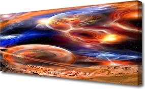 Fotoobraz na płótnie Galaktyczna Wizja Kosmosu