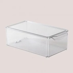 Organizer Lodówki Z Polietylenu Ixetes ↑12 Cm & Jasna - Sklum