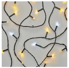 LED Zewnętrzny łańcuch bożonarodzeniowy 120xLED/2 funkcje 17m IP44 ciepła/zimna biel