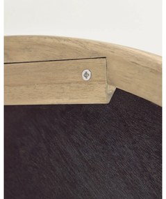 Lustro ścienne z drewnianą ramą ø 100 cm Alum – Kave Home