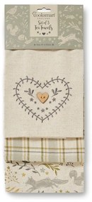 Bawełniane ścierki zestaw 3 szt. 45x65 cm Woodland – Cooksmart ®