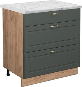 Szafka dolna do kuchni green gold country 80x60x82 fame-line