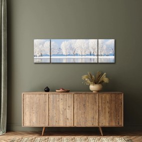 Obraz zimowego krajobrazu (170x50 cm)
