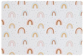 Plastikowa mata pod talerz RAINBOW, 45 x 30 cm