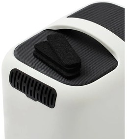 Czarne zapasowe filtry do kuwety dla kota zestaw 3 szt. 4,5x16,5 cm Biala – Rotho