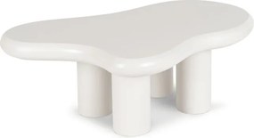 Stolik Kawowy PERLA 104 cm Biały Nowoczesny