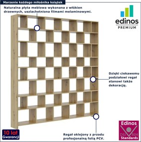 Ogromny regał na książki biblioteczka dąb artisan W0-B06