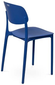 Niebieskie plastikowe krzesło ogrodowe Hébé – Bonami Essentials