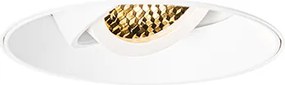 Nowoczesny wpuszczany reflektor biały GU10 okrągły bez kołnierza - Oneon Honey