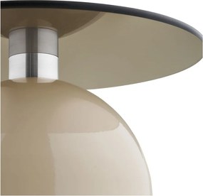 Okrągły stolik ze szklanym blatem ø 40 cm Ravello – House Nordic