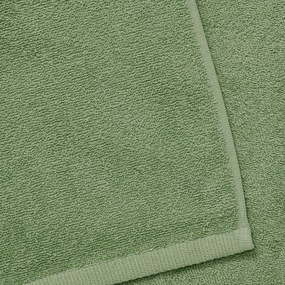 Zielony bawełniany ręcznik szybkoschnący frotte 50x85 cm Quick Dry – Catherine Lansfield