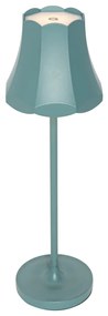 Retrow lampka stołowa niebieska mineralna ładowalne IP44 - Granny