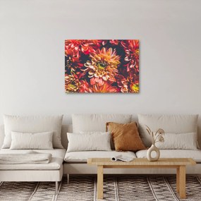 Obraz - Chryzantemy (70x50 cm)