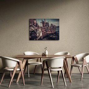 Obraz - Wojownik wikingów (70x50 cm)