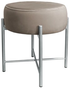 Taboret Pola noga metalowa szara MG09