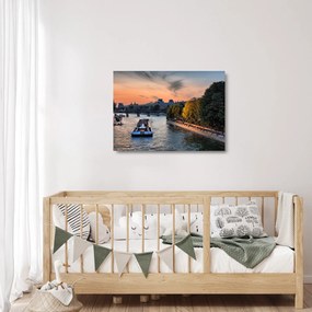 Obraz na szkle - statek na rejsie widokowym (70x50 cm)