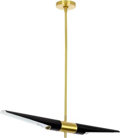 Szeroka lampa wisząca w stylu glamour Apollo 1