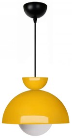 Lampa wisząca z metalowym kloszem ø 25 cm Arta – Opviq lights