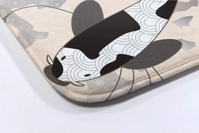 Dywanik łazienkowy antypoślizgowy Dywanik łazienkowy antypoślizgowy Karpie Koi