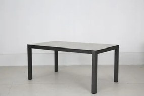 PICASO - stół ogrodowy aluminiowy 160 x 90 cm, naturalny