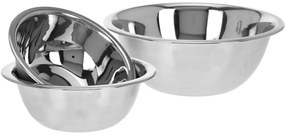 Miska ze stali nierdzewnej, zestaw 3 mis kuchennych 700 ml, 950 ml, 1900 ml