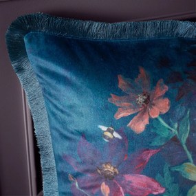 Aksamitna poduszka dekoracyjna 45x45 cm Bridgerton Romantic Floral – Catherine Lansfield
