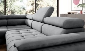 Narożnik CHIVAS L Lewostronny z Elektryczną regulacją siedziska wolnostojący tkanina Element 04 WERSAL