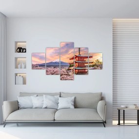 Obraz - Fudżi, Japonia (125x70 cm)