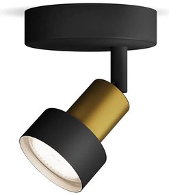 Philips - Oświetlenie punktowe CONDUIT 1xGU10/5W/230V czarne/mosiądz