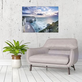 Obraz na szkle - klify (70x50 cm)